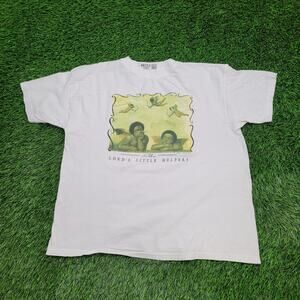 Vintage 80s Little Archangel Shirt Womens XL 23x25 Crop USA